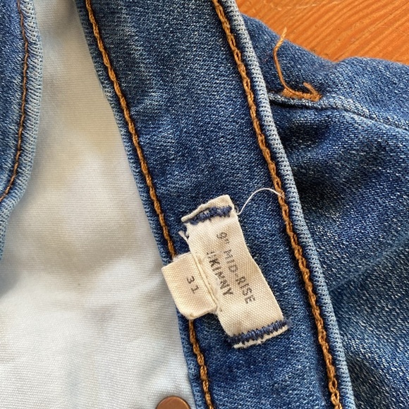 Madewell 9" Mid Rise Button Fly‎ Skinny Jeans Size 31 - Picture 4 of 6